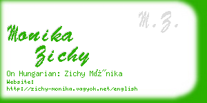 monika zichy business card